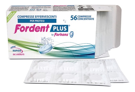 FORDENT PLUS 56 COMPRESSE CONCENTRATE PER DENTIERE E APPARECCHI ORTODONTICI - farmaciabianca.it