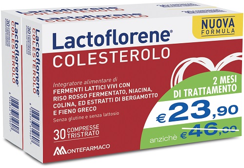 LACTOFLORENE COLESTEROLO BIPACK 30 CAPSULE + 30 CAPSULE SCAD. 10-25 - farmaciabianca.it
