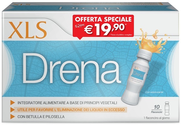 XLS DRENA 10 FLACONI DA 70 ML TAGLIO PREZZO - farmaciabianca.it