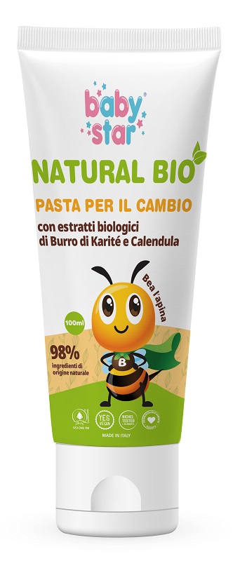 BABYSTAR PASTA CAMBIO PROTETTIVA NATURAL BIO 100 ML - farmaciabianca.it
