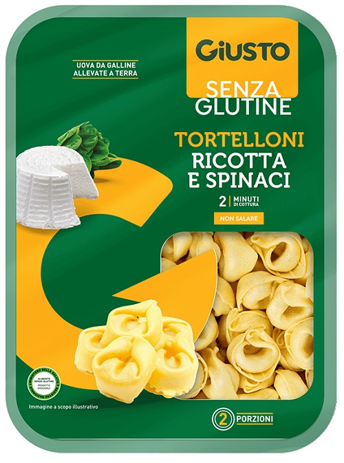 GIUSTO SENZA GLUTINE TORTELLONI RICOTTA E SPINACI 250 G - farmaciabianca.it