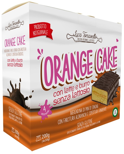 ORANGE CAKE MERENDINA ALL'ARANCIA CON COPERTURA DI CIOCCOLATO FONDENTE 4X50G - farmaciabianca.it