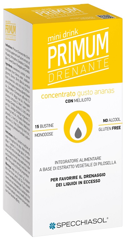PRIMUM DRENANTE MINI DRINK ANANAS 15 BUSTINE - farmaciabianca.it