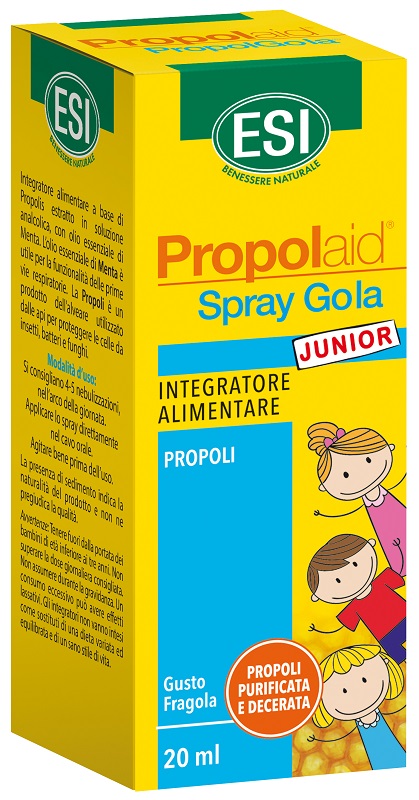 ESI PROPOLAID SPRAY GOLA JUNIOR 20 ML - farmaciabianca.it