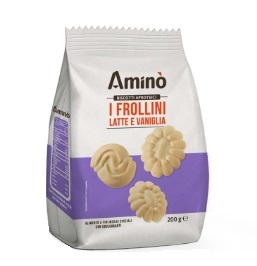 AMINO' I FROLLINI LATTE E VANIGLIA 200 G - farmaciabianca.it