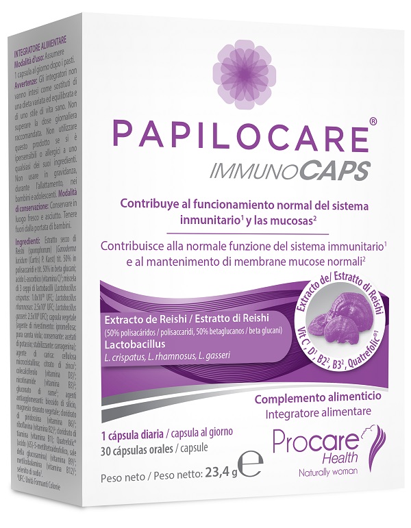 PAPILOCARE IMMUNOCAPS 30 CAPSULE - farmaciabianca.it