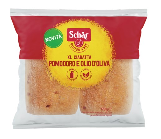 SCHAR XL CIABATTA POMODORI E OLIO D'OLIVA 2 PEZZI X 85 G - farmaciabianca.it